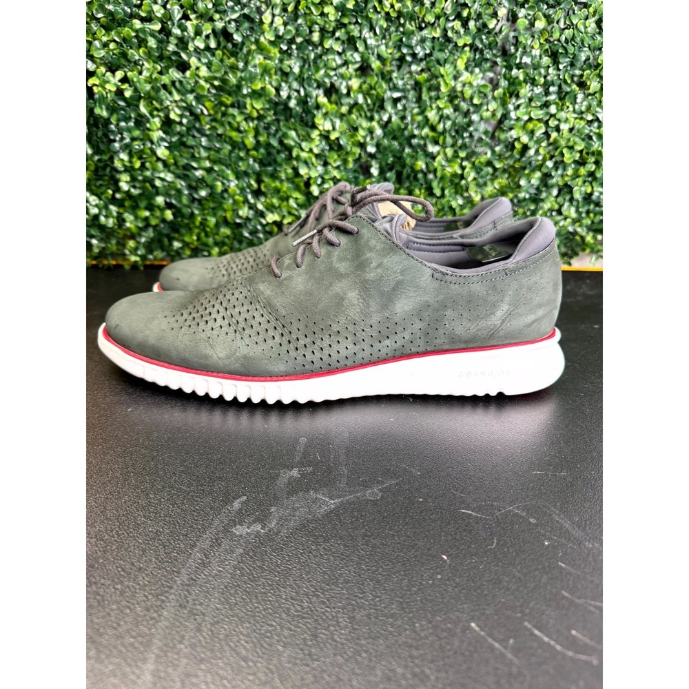 Cole Haan ZeroGrand Laser C26036 Oxford Mens US 13M Gray Round Toe Dress Shoes